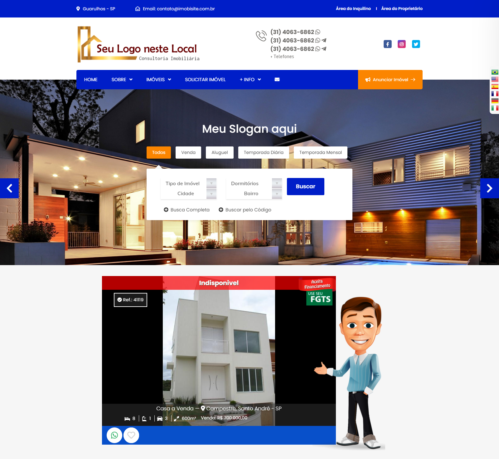 site para corretor de imoveis site para corretor de imoveis